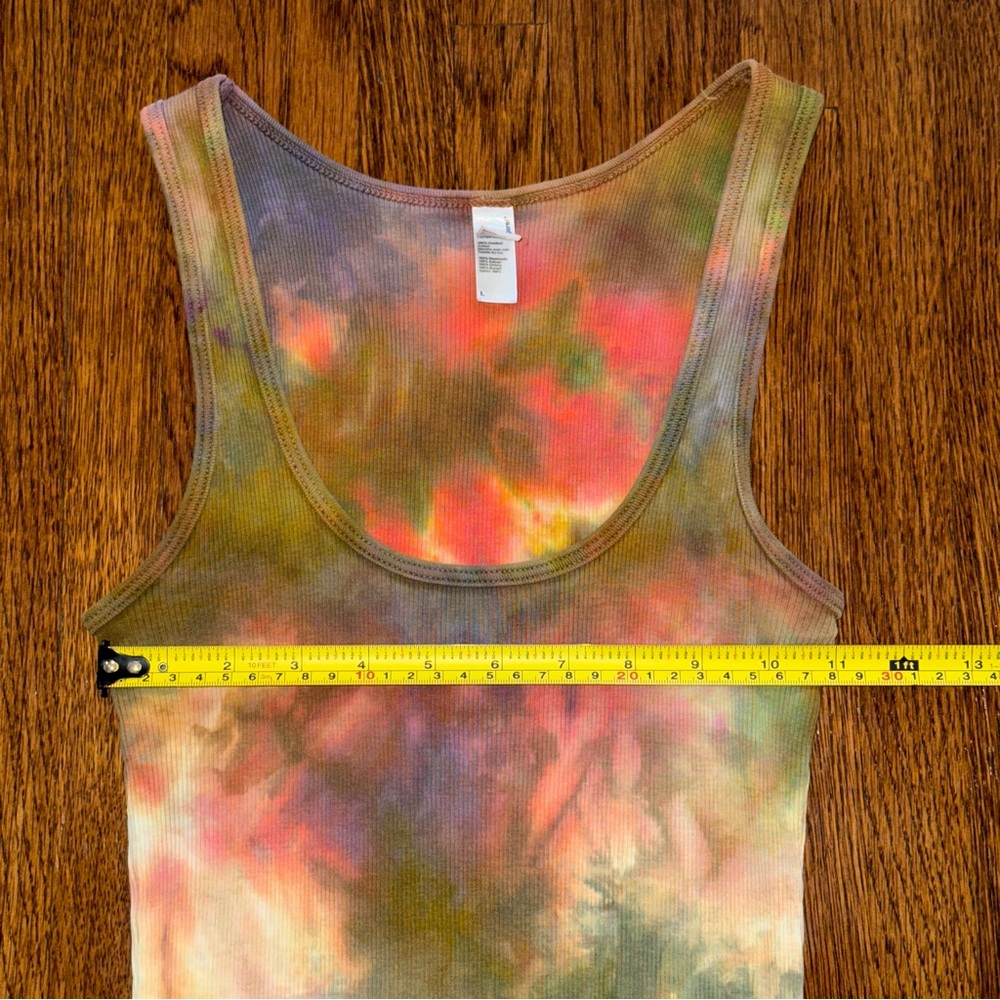 American Apparel Colorful Tie-Dye Tank Top - Picture 3 of 5